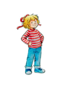 Appliqué, Patch, Iron-on: Mijn vriendin Conni© staand