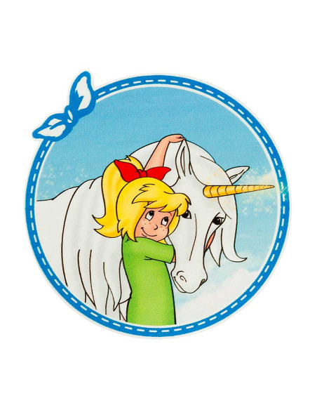 Applikation, Patch, Aufbügler: Bibi Blocksberg© Einhorn