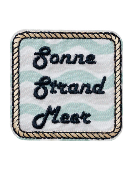 Appliques, Patch, Écusson thermocollant: Soleil, plage, mer