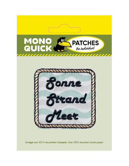 Appliques, Patch, Écusson thermocollant: Soleil, plage, mer
