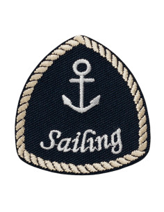 Applikation, Patch, Bügelbild: Sailing Dreieck