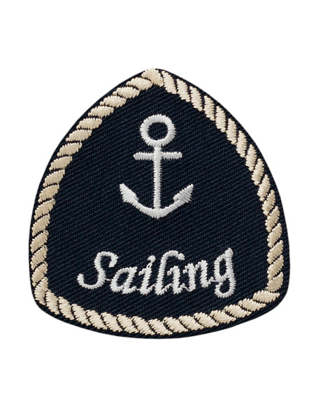 Applikation, Patch, Bügelbild: Sailing Dreieck