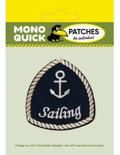 Applikation, Patch, Bügelbild: Sailing Dreieck 2
