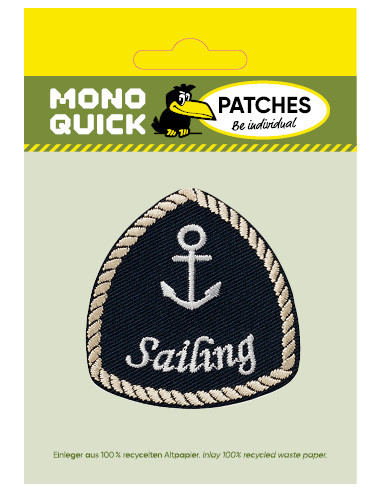 Applikation, Patch, Bügelbild: Sailing Dreieck