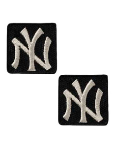 Applicatie, Patch, Strijkapplicatie: NY embleem 2 stuks