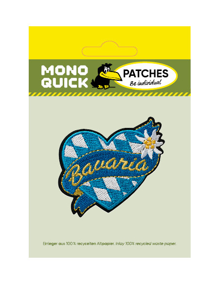 Appliques, Patch, Écusson thermocollant : Cœur de Bavaria