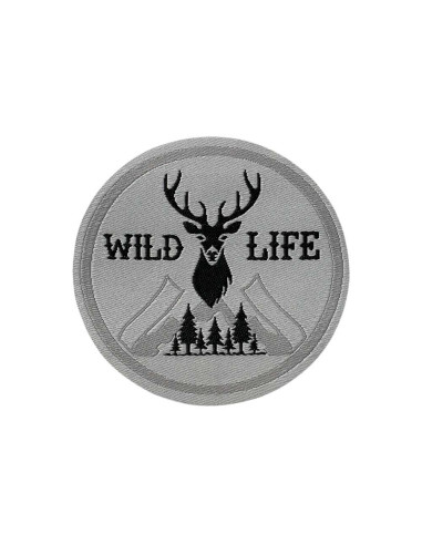 Application,Patch,Repassant :  Étiquette Wild Life