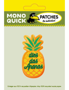 Applicatie, Patch, Strijkapplicatie: Dies das Ananas 2