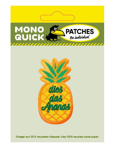 Applikation, Patch, Bügelbild: Dies das Ananas