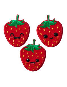 Applicatie, Patch, Strijkapplicatie: Aardbeien creëren