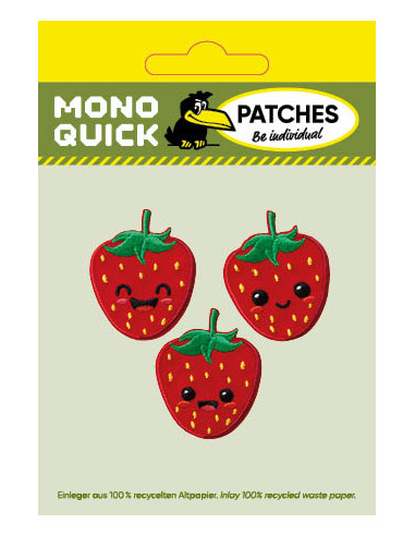 Applikation, Patch, Bügelbild: Create Erdbeeren