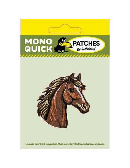 Applicatie, Patch, Strijkapplicatie: Recycl-Patch Paardenhoofd