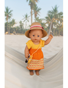 Modèle Klara: Robe été et son sac 2