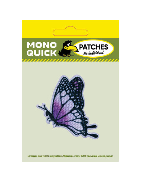 Applicatie, Patch, Strijkapplicatie: Vlinder paars