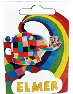 Application, Patch, Repassant : Elmer© avec ours 2