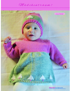 Breipatroon "Lilly Rose 01" bedrukt