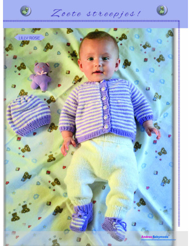 Fiche tricot "Lilly Rose 02" imprimées