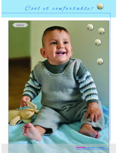 Breipatroon "Diego 1" bedrukt