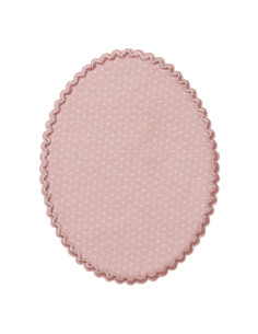 Flicken, Patch, Bügelbild: Flicken 2 Stk. rosa gepunktet