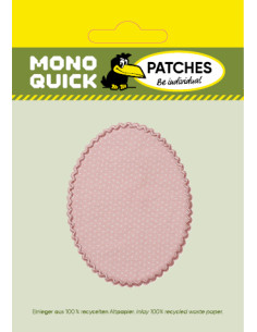 Application, Patch, Repassant : Patchs 2 pcs. rose à pois 2