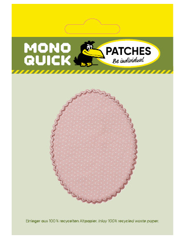 Appliqué, Patch, Iron-on: Patches 2 stuks roze...