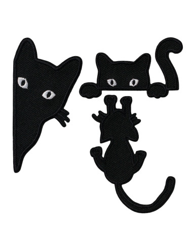Applikation, Patch, Bügelbild: Create Katzen