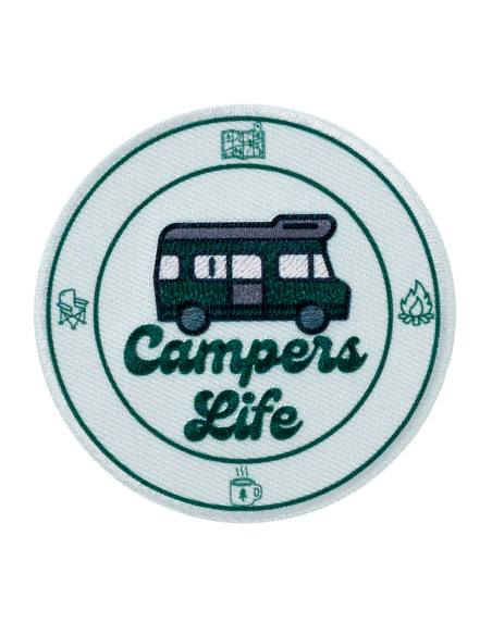 Applikation, Patch, Bügelbild: Campers Life