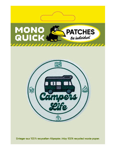 Applikation, Patch, Bügelbild: Campers Life