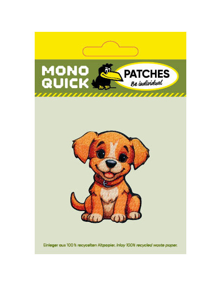 Appliques, Patch, Écusson thermocollant : Chien brun clair