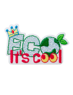 Applikation, Patch, Bügelbild: Recycl-Patch Eco Cool