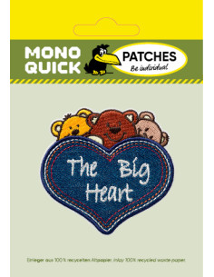 Appliques, Patch, Écusson thermocollant : Cœur en jean... 2