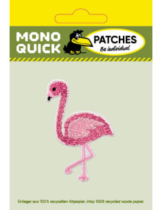 Appliques, Patch, Écusson thermocollant : Flamant rose 2