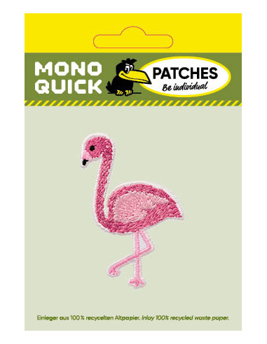 Applicatie, Patch, Strijkapplicatie: Flamingo