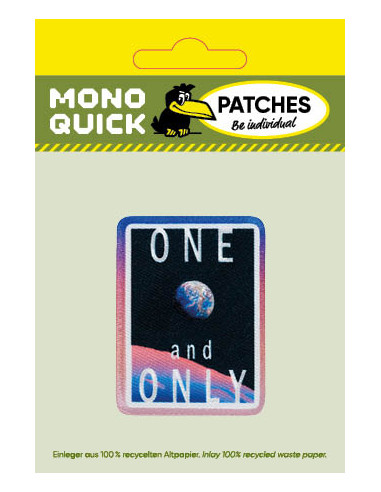 Applikation, Patch, Bügelbild: One and Only
