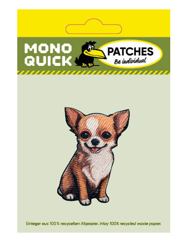 Applikation, Patch, Bügelbild: Hund Chihuahua