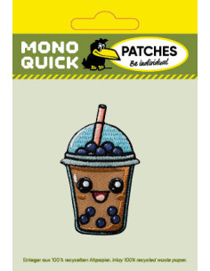 Applikation, Patch, Bügelbild: Bubble Tea 2