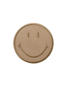 Applicatie, Patch, Strijkapplicatie: Smiley© Bruin