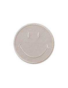 Applikation, Patch, Bügelbild: Smiley© Beige