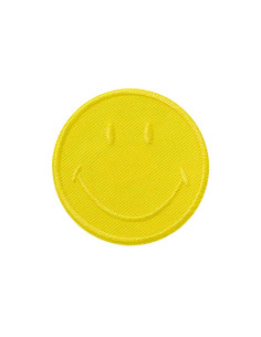Applicatie, Patch, Strijkapplicatie: Smiley© Geel