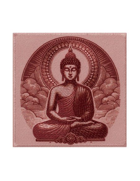 Applikation, Patch, Bügelbild: Buddha