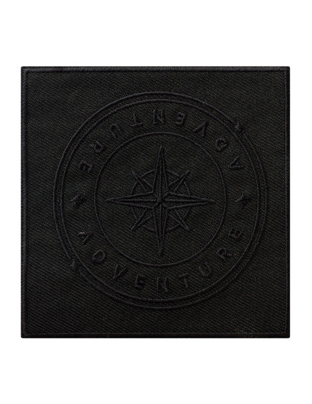 Appliques, Patch, Écusson thermocollant : Boussole Adventure noire