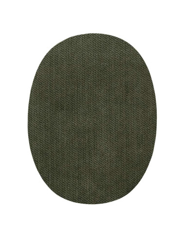 Application,Patch: Patch en tissu Ovale Vert 2...