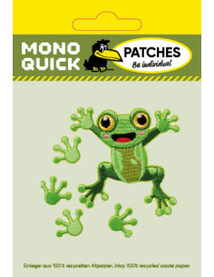 Applikation, Patch, Bügelbild: Create Frosch 2