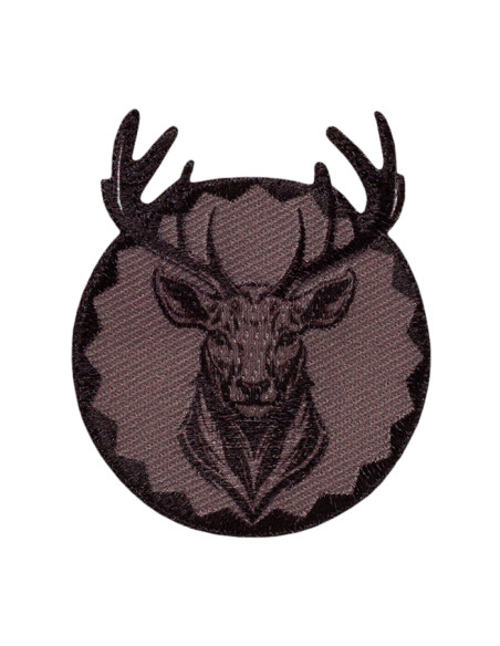 Appliques, Patch, Écusson thermocollant : tête de cerf