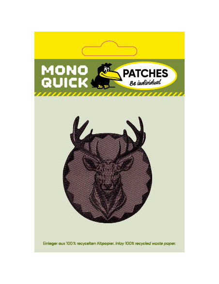 Appliques, Patch, Écusson thermocollant : tête de cerf