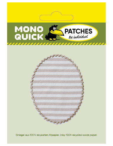 Appliqué, Patch, Iron-on: Patches 2 stuks grijs...