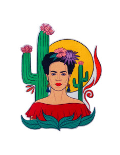 Appliqué, Patch, Iron-on: Frida Kahlo© Woestijn