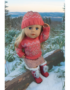 Strickanleitung "Melinda" gedruckt