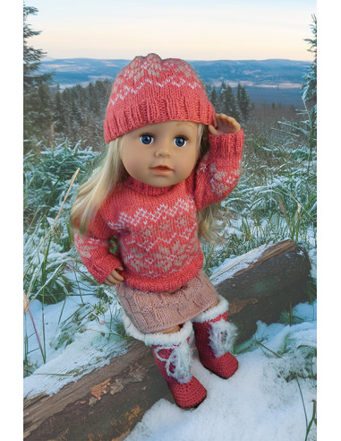 Strickanleitung "Melinda" gedruckt