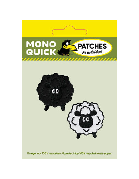 Appliques, Patch, Écusson thermocollant : Set moutons